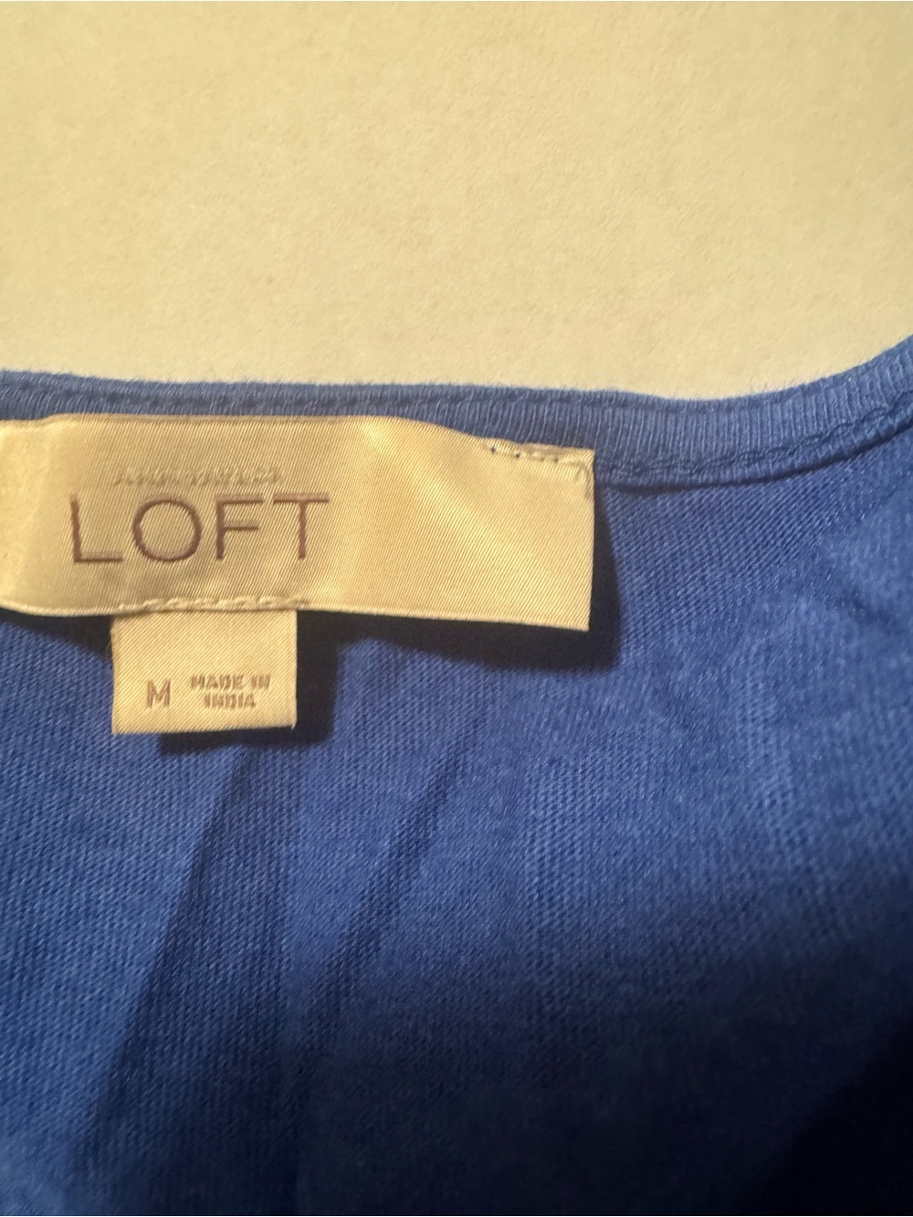 LOFT Sleeveless Wrap-Style Midi Dress in Royal Blue - Picture 2 of 7